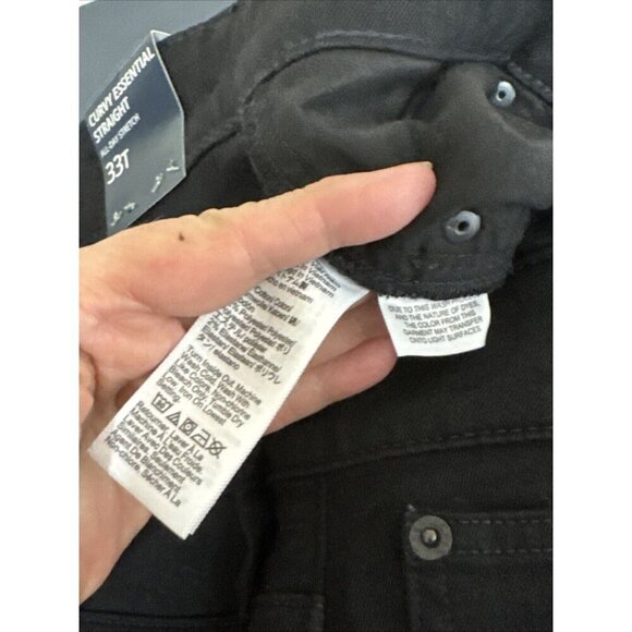 J.Crew Women's 33 Tall Curvy Essential Straight Leg Jeans Black NWT Inseam 29.5" - Picture 8 of 12